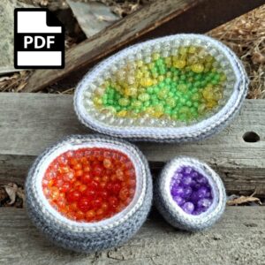 Geode Crochet Pattern, Easy to follow, PDF Instant Digital Download