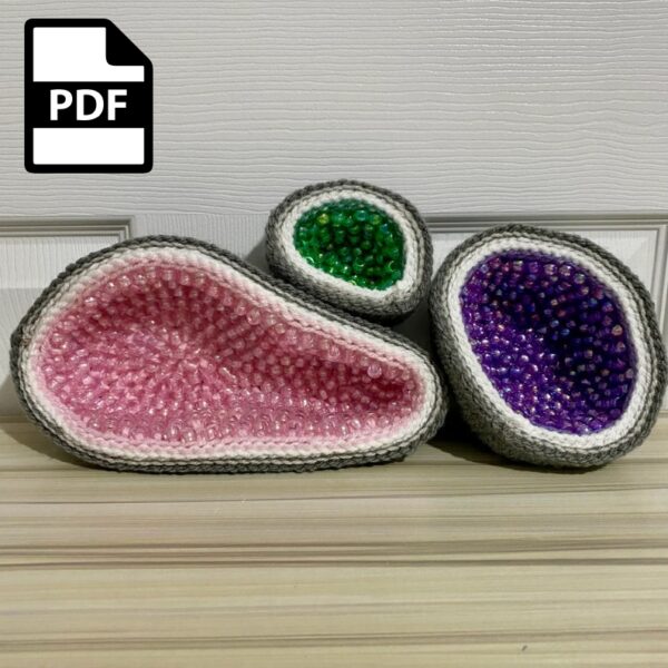 Geode Crochet Pattern, Easy to follow, PDF Instant Digital Download - Image 3
