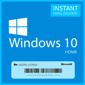 Windows 10 Home Genuine License Key Instant Delivery